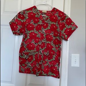 Winter scrub top